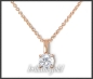 Preview: Brillant Collier 585 Gold; 0,33ct, VS2; DGI Zertifikat